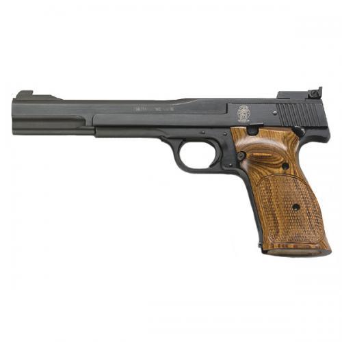 Smith & Wesson 130512U Model 41 .22LR 10rd 7" Blued Wood Grips Used