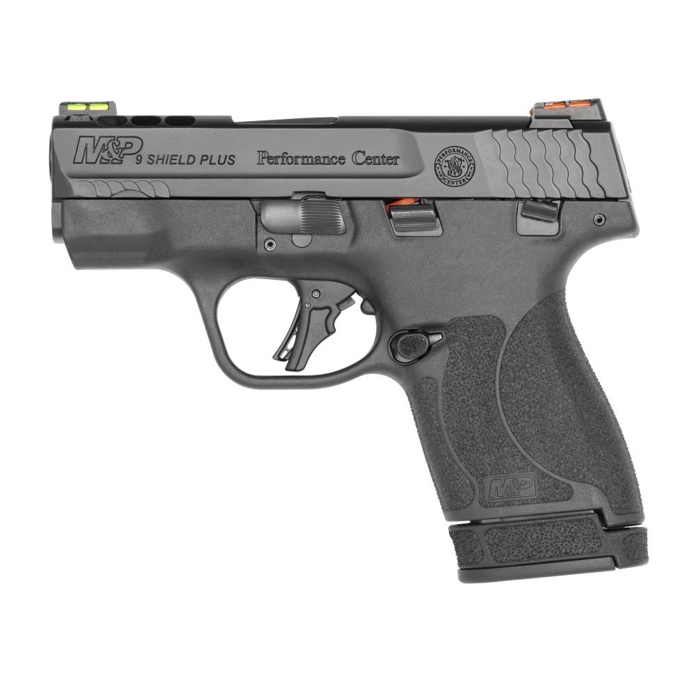 Smith & Wesson S&W Performance Center M&P 9 Shield Plus 9mm Luger 10rd & 13rd Magazines (2) 3.1" Ported Barrel…
