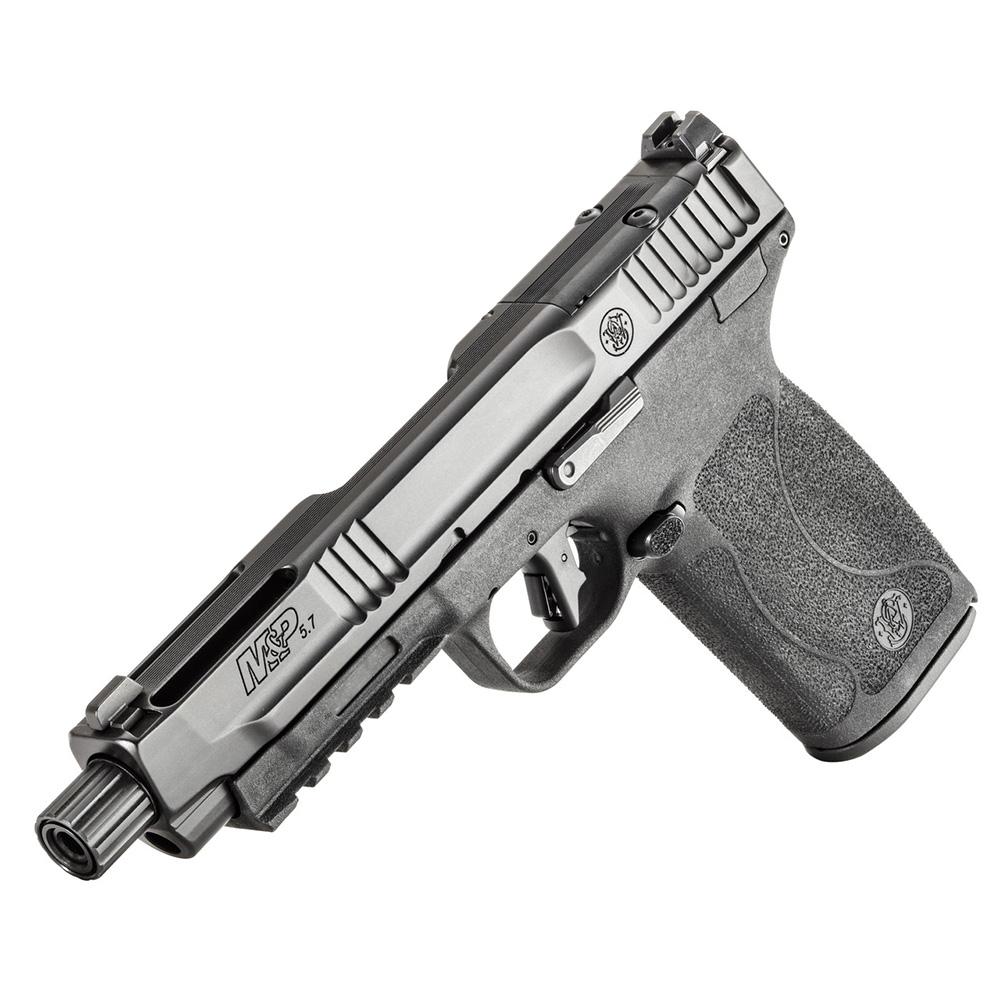 S&W M&P 5.7 OR Optic Ready Threaded Barrel No Thumb Safety Blk 5.7x28mm 5in