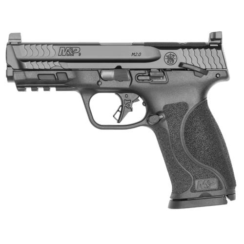 Smith & Wesson S&W M&P 9 Compact M2.0 OR Optic Ready Hand Gun 9mm Luger 17rd Magazine 4.25" Barrel Thumb Safety Black