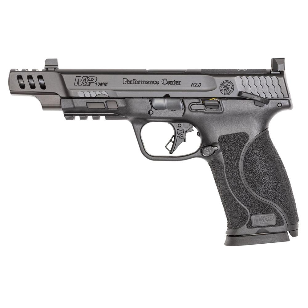 Smith & Wesson S&W PC M&P 10mm M2.0 Ported Optic Ready Handgun 10mm Auto 15rd Magazines(2) 5.6" Ported Barrel…