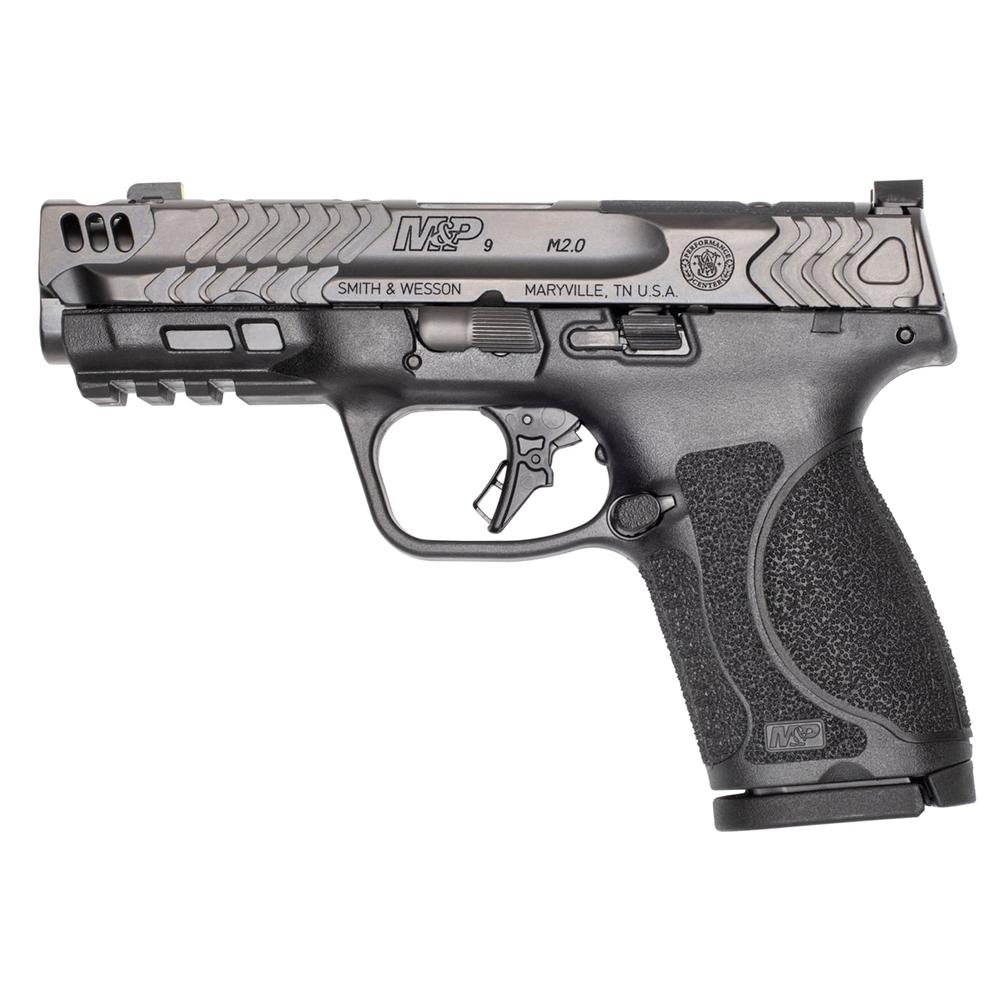 Smith & Wesson S&W PC M&P 9 M2.0 Compact Carry Comp Handgun 9mm Luger 15rd Magazine(2) 4.22" Barrel Optic Ready No…