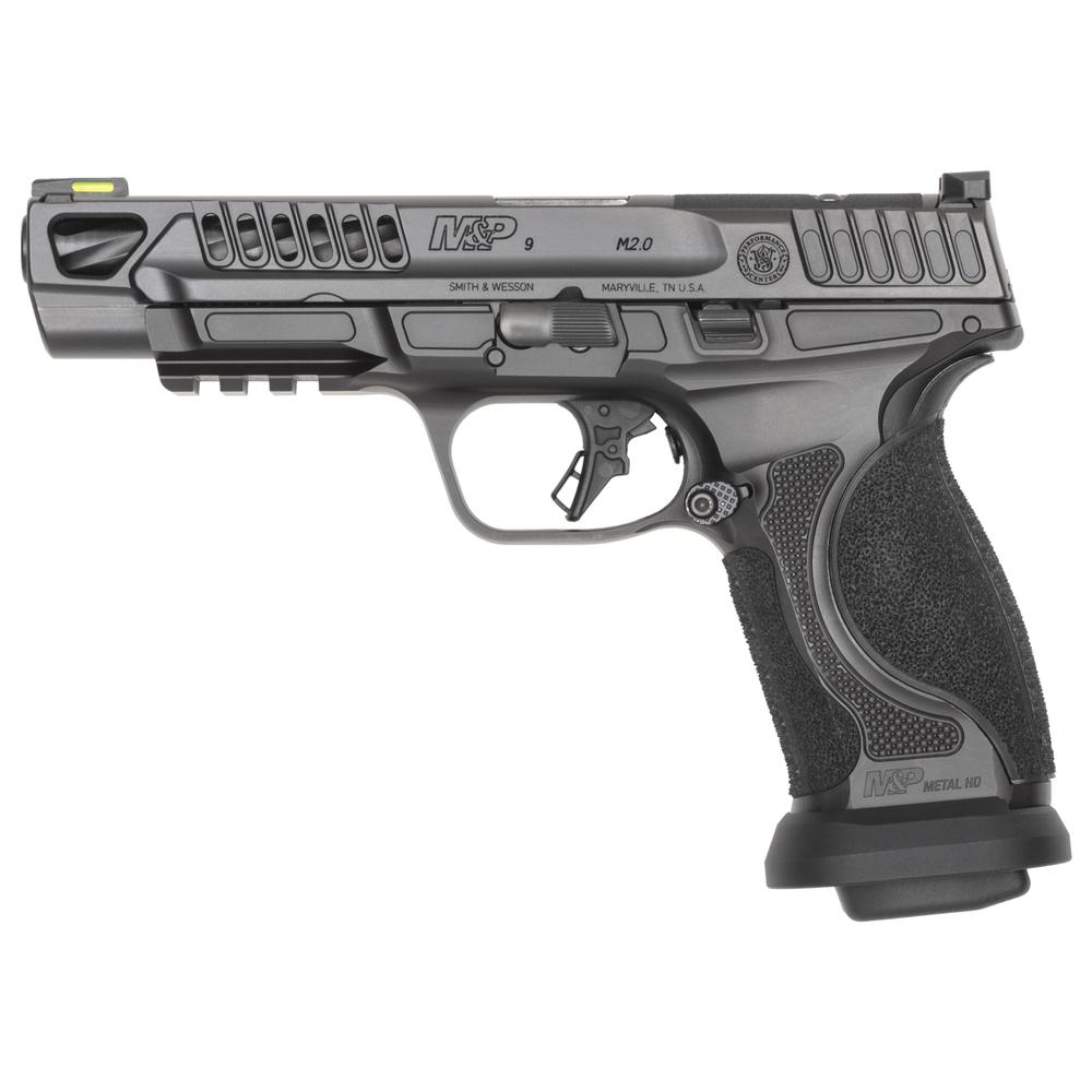 Smith & Wesson S&W M&P9 M2.0 Competitor HD Handgun 9mm Luger 10rd Magazines(4) 5" Barrel Optic Ready No Thumb…