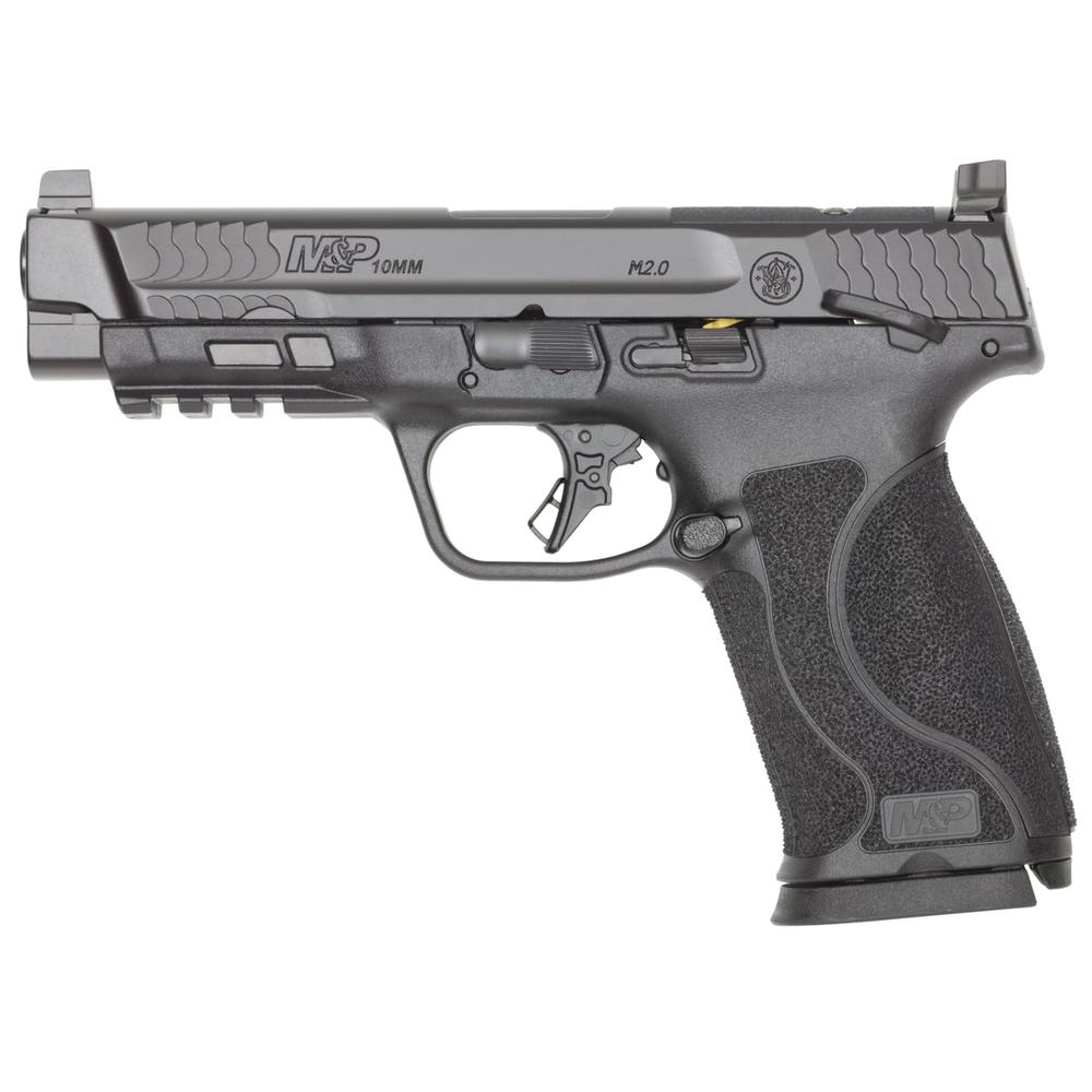 Smith & Wesson M&P 10mm M2.0 OR Compliant Handgun 10mm Auto 10rd Magazines(2) 4.6" Barrel Thumb Safety Black
