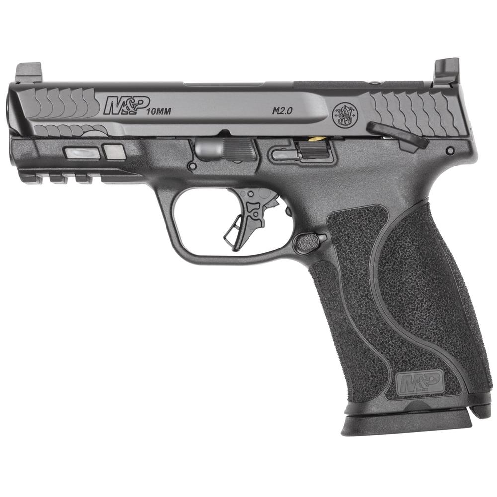 Smith & Wesson M&P 10mm M2.0 OR Compliant Handgun 10mm Auto 10rd Magazines(2) 4" Barrel Thumb Safety Black