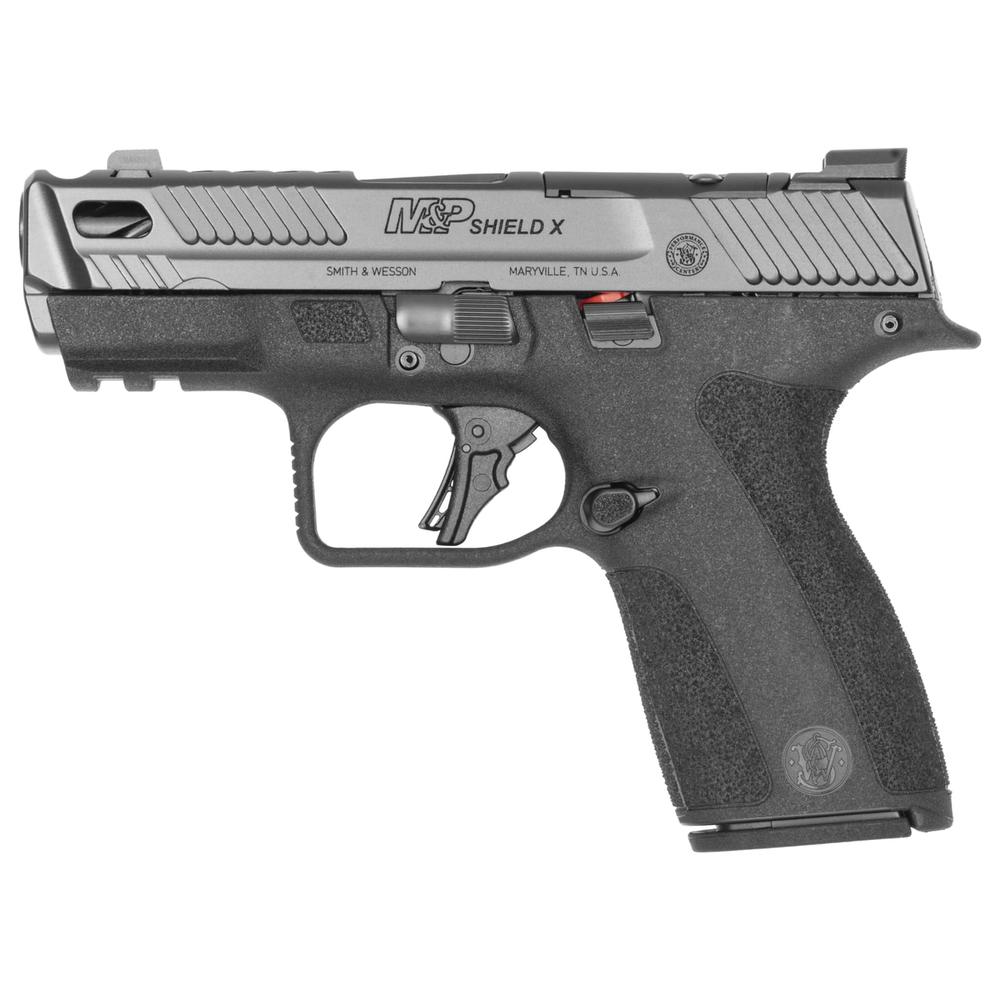 Smith & Wesson S&W PC M&P 9 Shield X Carry Comp Handgun 9mm Luger 13(1)&15(1)rd Magazines 3.6" Comp Barrel No…