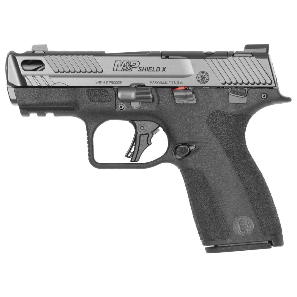 Smith & Wesson S&W PC M&P 9 Shield X Carry Comp Handgun 9mm Luger 10rd Magazines(2) 3.6" Comp Barrel Thumb Safety…