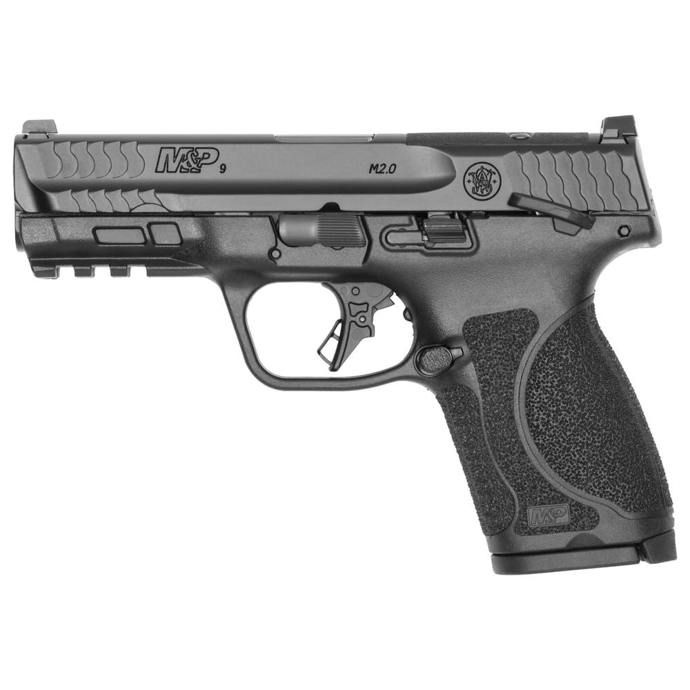 Smith & Wesson S&W M&P9 M2.0 Compact Optic Ready Handgun 9mm Luger 10rd Magazines(2) 4" Barrel Thumb Safety Load…