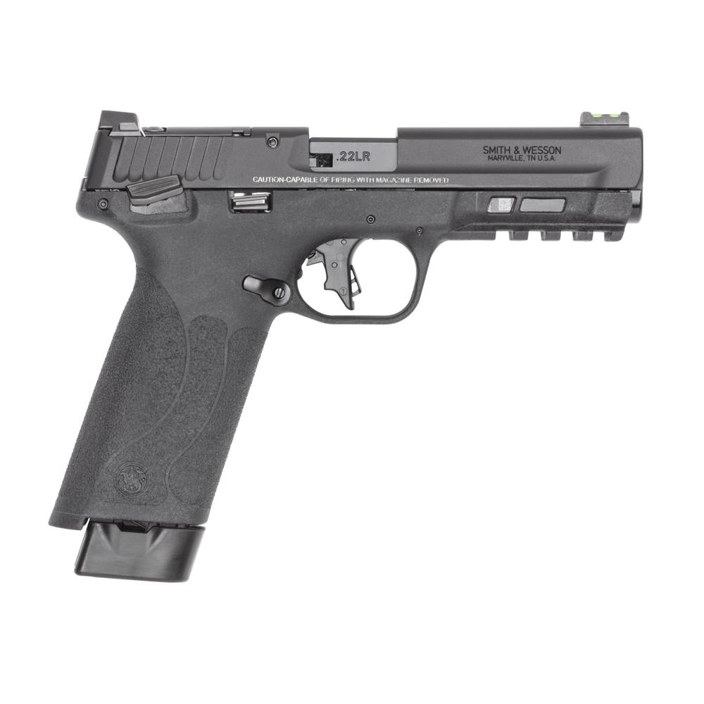 Smith & Wesson M&P 22X Handgun .22 LR 20rd Magazines(2) 4.1" Threaded Barrel White Dot Sights Thumb Safety Black
