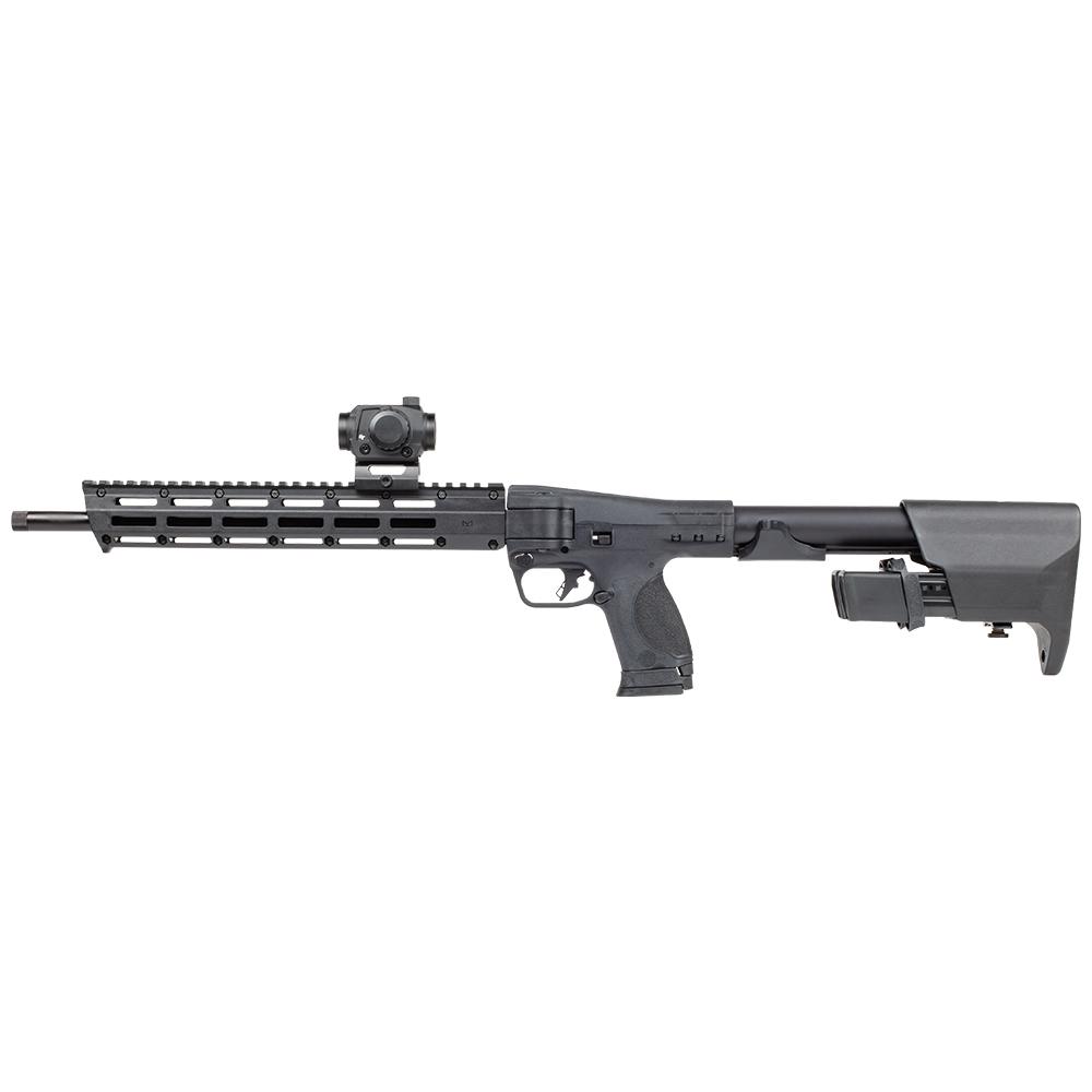 Smith & Wesson M&P FPC Rifle 9mm Luger 17rd (1) & 23rd (2) Magazines 16.25" 1/2x28 Threaded Barrel Black with…