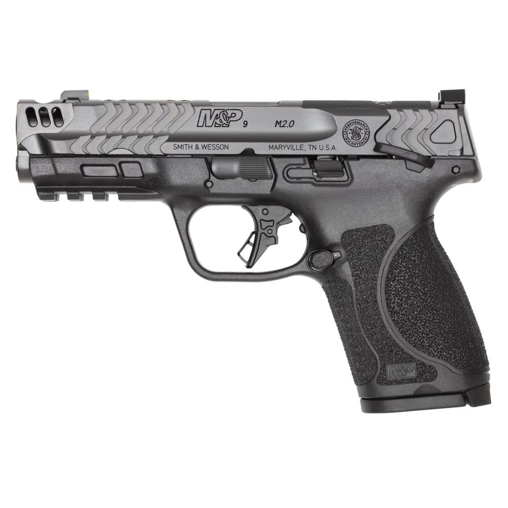 Smith & Wesson S&W PC M&P 9 M2.0 Compact Carry Comp OR Handgun 9mm Luger 10rd Magazines(2) 4.25" Barrel Thumb…