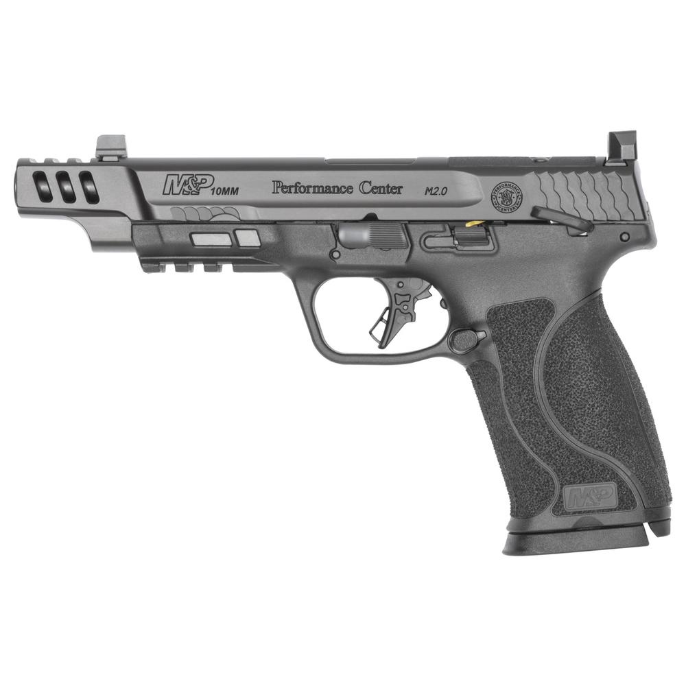 Smith & Wesson S&W PC M&P 10mm M2.0 Optic Ready Thumb Safety Handgun 10mm Auto 10rd Magazines(2) 5.6" Ported…