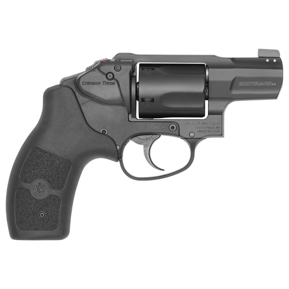 Smith & Wesson Bodyguard 38 2.0 Handgun .38 Spl+P 5rd Capacity 1.875" Barrel Black with Crimson Trace Laser .38…