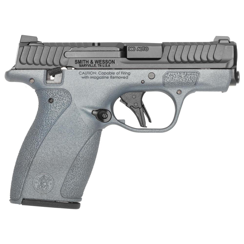 Smith & Wesson S&W M&P Bodyguard 2.0 Blue Titanium Thumb Safety Handgun .380 Auto 10(1)&12(1)rd Magazines 2.75"…
