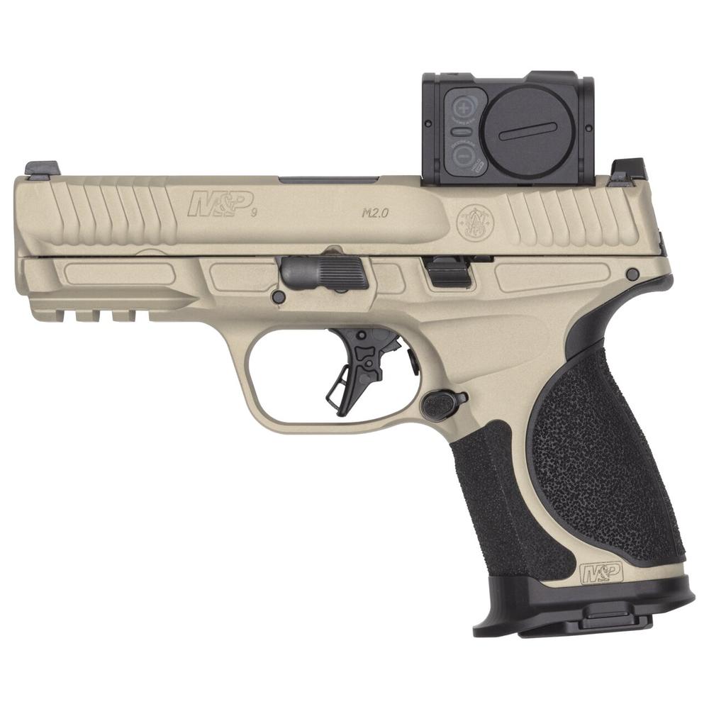 Smith & Wesson S&W M&P9 M2.0 Metal Comp Spec Series VI Bundle 9mm Luger 15rd Magazines(3) 4" Comp Barrel Champagne…