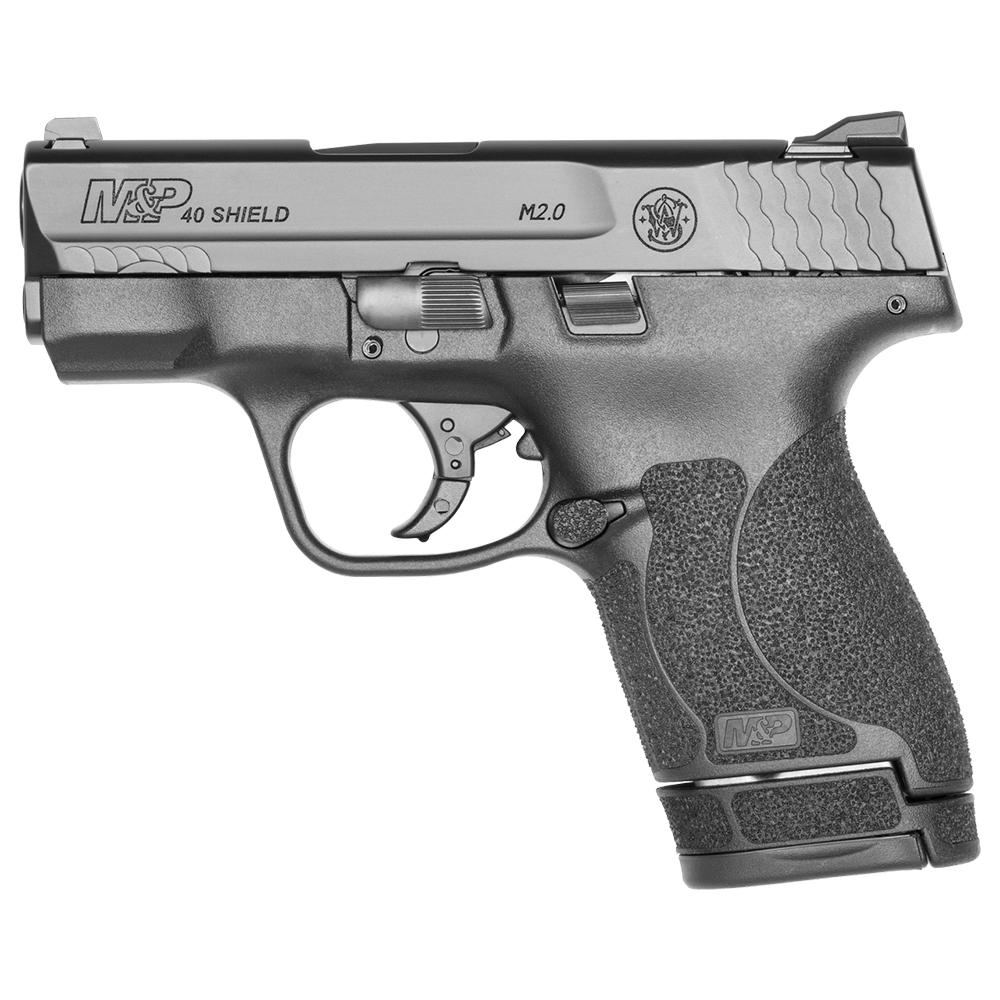 Smith & Wesson M&P 40 Shield M2.0 Handgun .40 S&W 7rd Magazine 3.1" Barrel Black No Thumb Safety