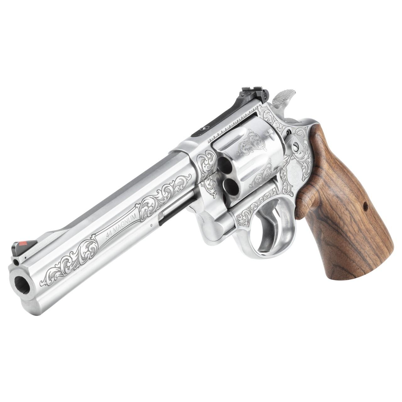 Model 629 Engraved Stainless 44 Rem Mag/44 Special 6.5in 6.5rnd