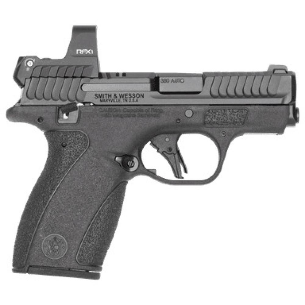 Smith & Wesson Bodyguard 2.0 w/RFX1 .380 Auto 10rnd (1) & 12rnd (1) 2.75" Barrel Black Thumb Safety