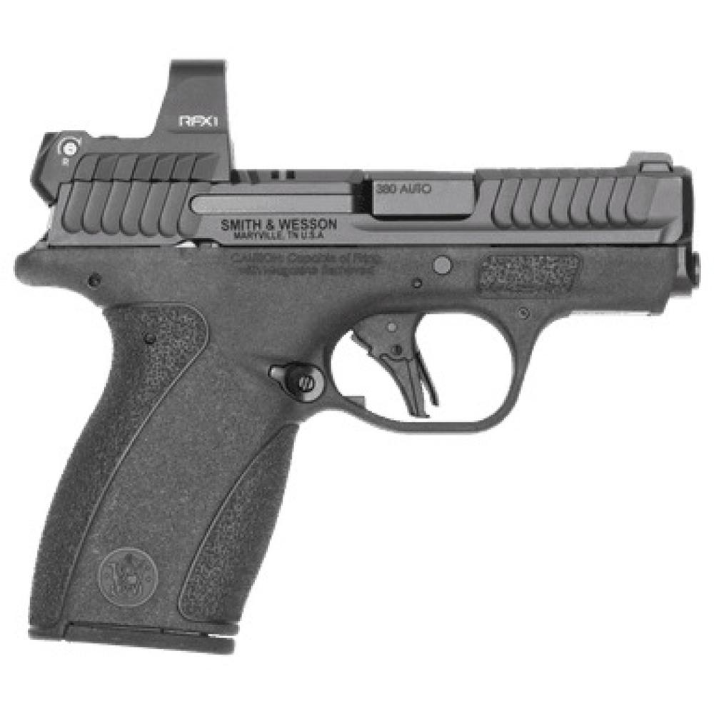 Smith & Wesson Bodyguard 2.0 w/RFX1 Blk .380 Auto 2.75in 10rnd (1) & 12rnd (1) Magazines No Thumb Safety