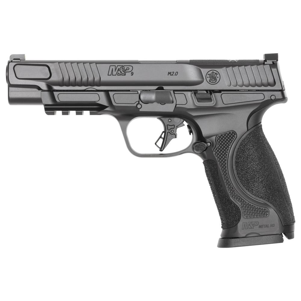 Smith & Wesson S&W M&P 9 M2.0 Metal HD Optic Ready Full Size Handgun 9mm Luger 15rd Magazines(2) 5" Barrel No…
