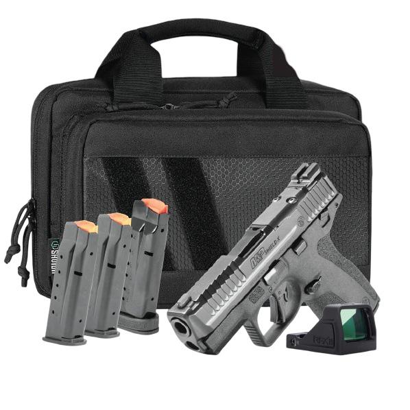 Smith & Wesson S&W Shield X Handgun Bundle 9mm Luger 15rd(1) & 13rd(3) Magazines 3.6" Barrel w/ Veriridian RFX11…