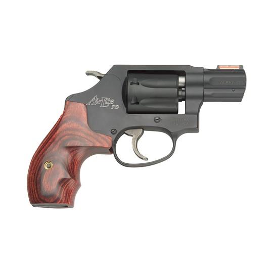 Smith & Wesson J-Frame Model 351 PD Handgun .22 Mag 7rd Capacity 1.88" Barrel Black with Wood Grip .22 WMR