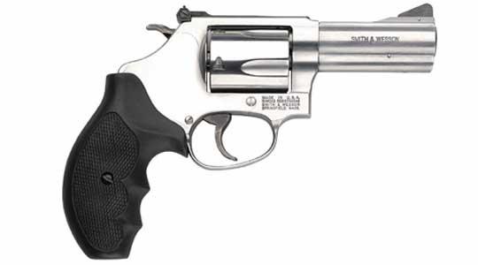 S&W M60 Handgun .357 Mag 5rd Capacity 3 Barrel Stainless-DEMO