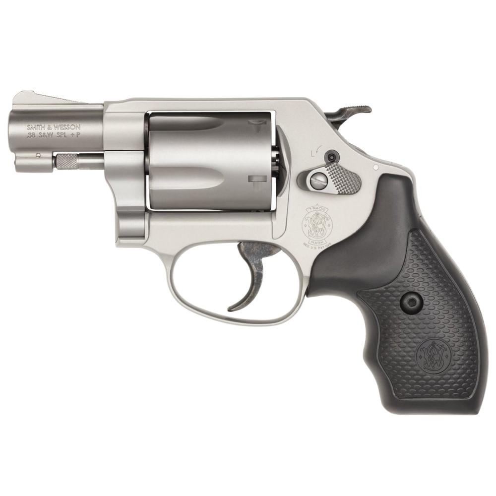 Smith & Wesson M637 Chief's Special Airweight Handgun 38 Spl(+P) 5rd Capacity 2" Barrel Silver with Black Grips…
