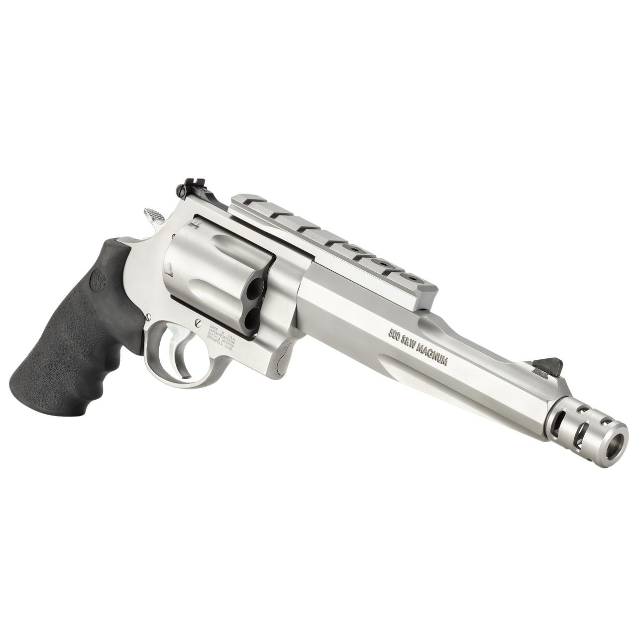 S&W PC Model 500 Handgun .500 S&W Mag 5rd Capacity 7.5" Barrel Silver Finish view 3