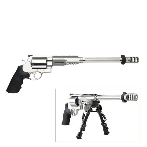 Smith & Wesson S&W PC M460XVR Handgun .460 S&W Mag 5rd Capacity 14" Barrel Satin Stainless Finish with Bipod 460…