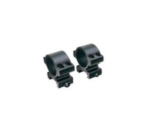 Tasco Angle-Loc Weaver-Style Aluminum Detachable Scope Rings 1" High Matte