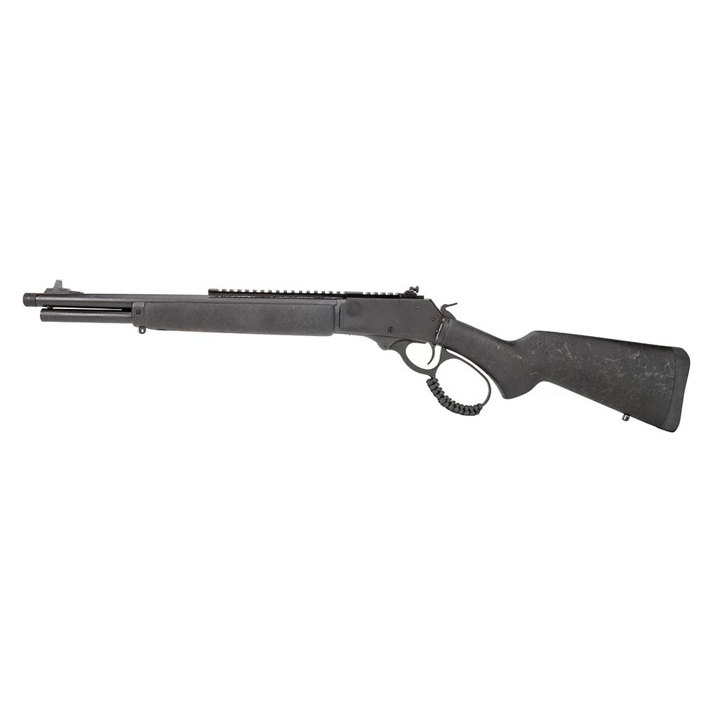 Rossi R95 Trapper Triple Black Lever Action Rifle 45 Colt 8rd Capacity 16.5" Threaded Barrel Black Wood Stock