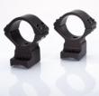 Talley Lightweight Alloy Scope Mount Combo Remington Model 700-721-722-725-40X 1" Low LA 20MOA - Black Anodized