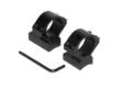 Talley Lightweight Alloy Scope Mounts - Black Anodized - 1" - Medium Weatherby Accumark - Magnum Mark V (9 LUG)