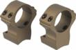 Talley Lightweight Alloy Scope Mount Combo Browning X-Bolt 1" High - Hell's Canyon Bronze
