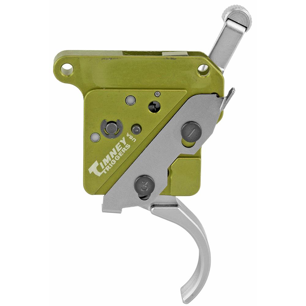 Timney Elite Hunter Remington 700 Rifle Trigger with Safety 3lb Curved Nickel Plated