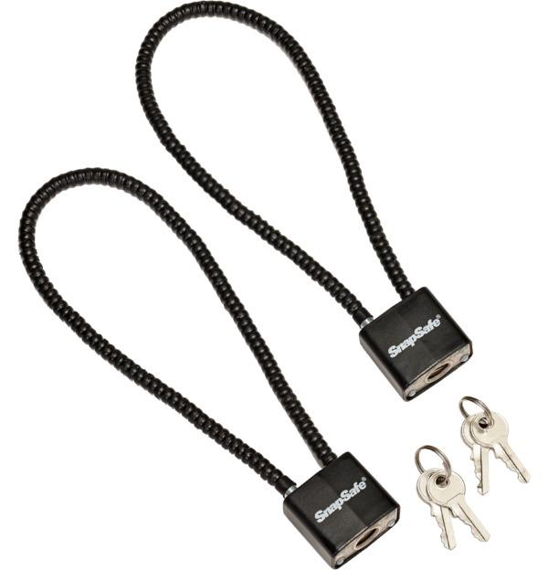SnapSafe Cable Padlocks - 2/ct