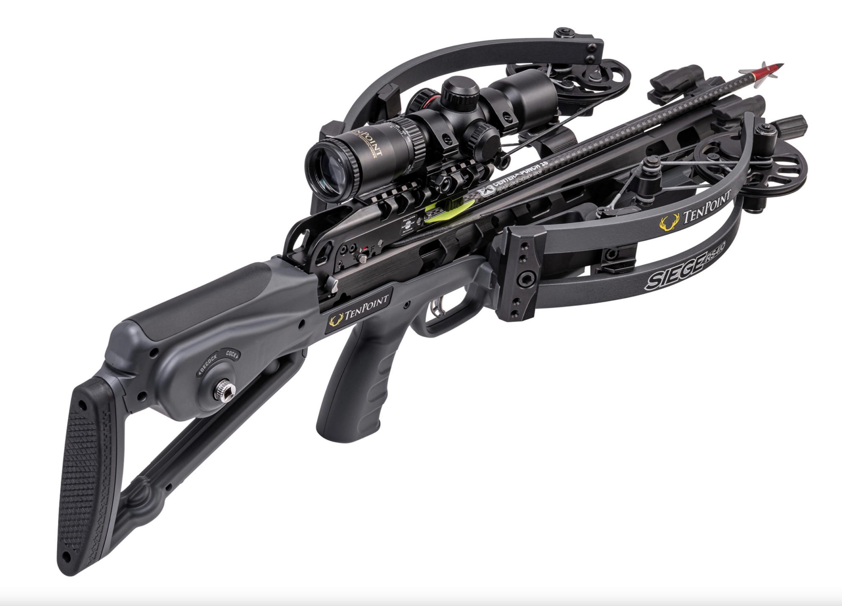 Ten Point Siege RS410 Crossbow ACUslide RangeMaster Pro Scope - Graphite-img-1