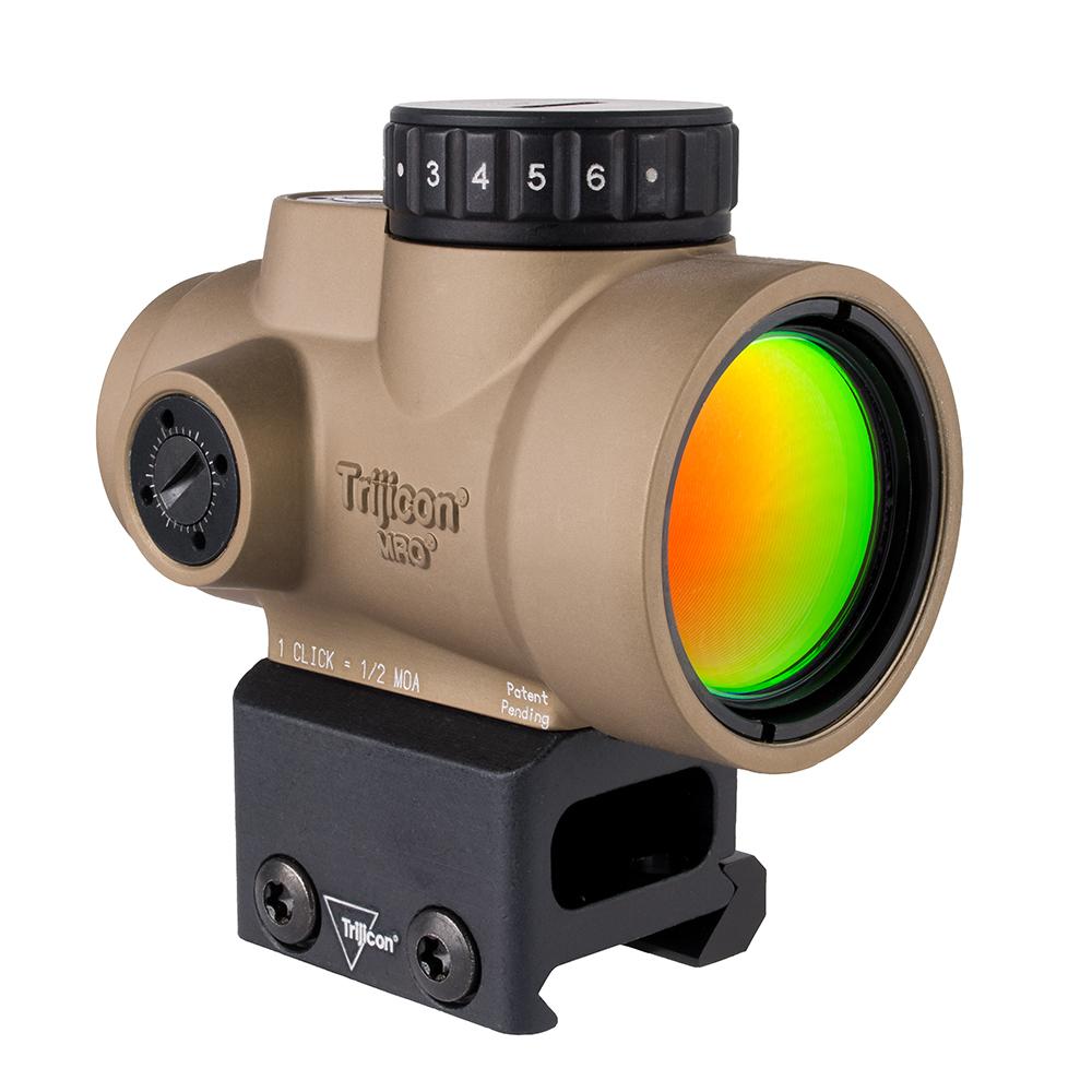 TrijiconInc. Trijicon MRO SD1x25 Red Dot Sgt w/Adj LED 2.0 MOA Red Dot Coy Full Co-Witns