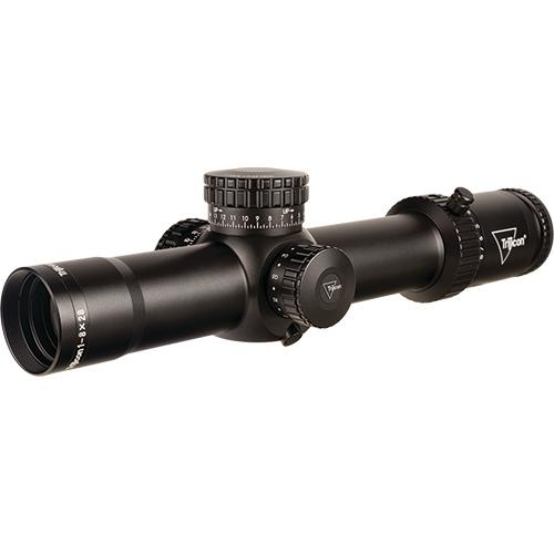 TrijiconInc. Trijicon Credo 1-8x28 (FFP) 34mm Rifle Scope w/Red/Green MRAD Segmented Exposed Locking Adjusters