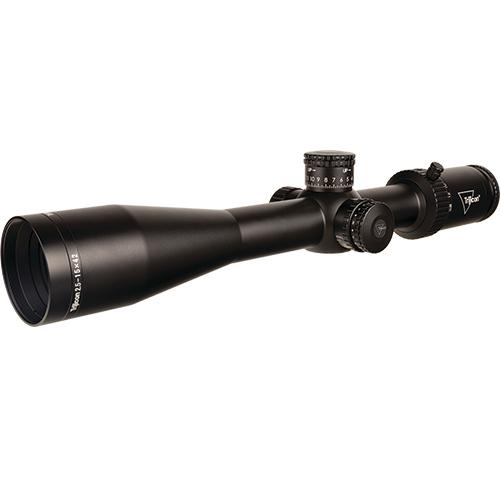 TrijiconInc. Trijicon Credo 2.5-15x42 (SFP) 30mm Rifle Scope w/Red MRAD Center Dot Exposed Elev Adj w Return to Zero