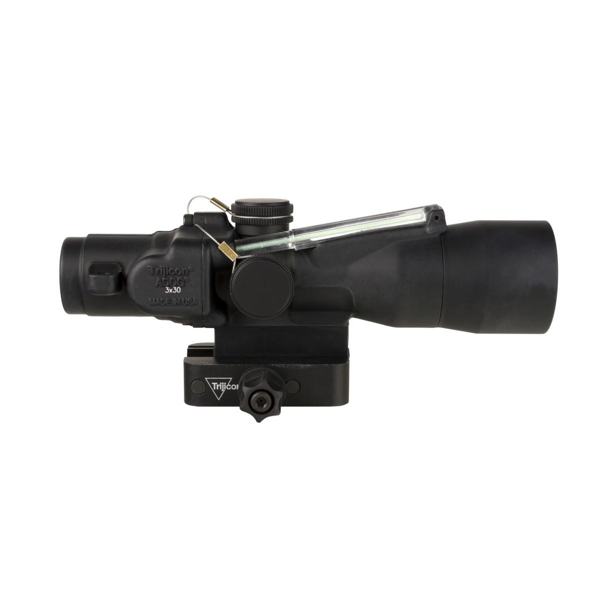 Trijicon Compact ACOG 3x30 Rifle Scope Green Crosshair 300BLK 115/220gr. Illuminated Black
