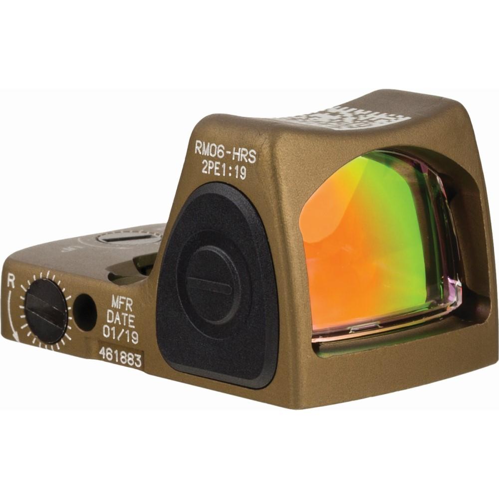 TrijiconInc. Trijicon RMR HRS Type 2 Red Dot Sight 3.25 MOA Red Dot Coyote Brown