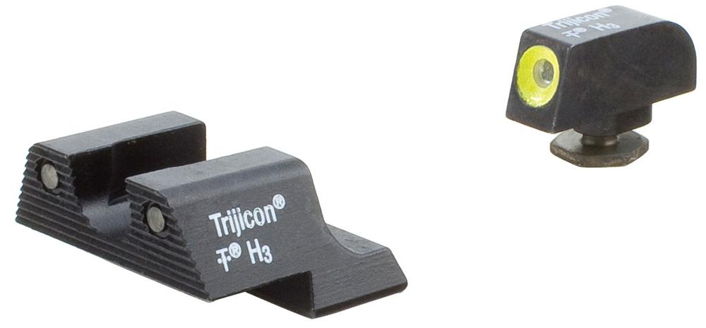TrijiconInc. Trijicon HD Night Sight Set - Yellow Front Outline for Glock Pistols 42 & 43
