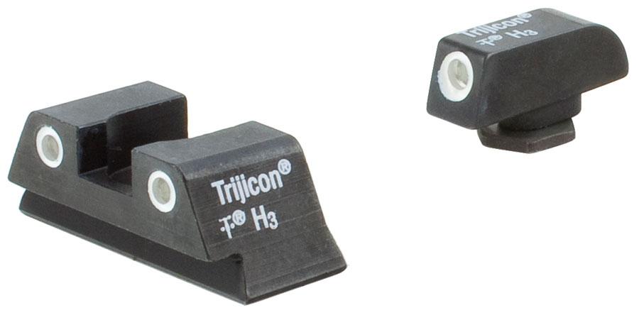 TrijiconInc. Trijicon Bright & Tough Night Sight Set for Glock 42 & 43 Pistol - Green Front & Green Rear