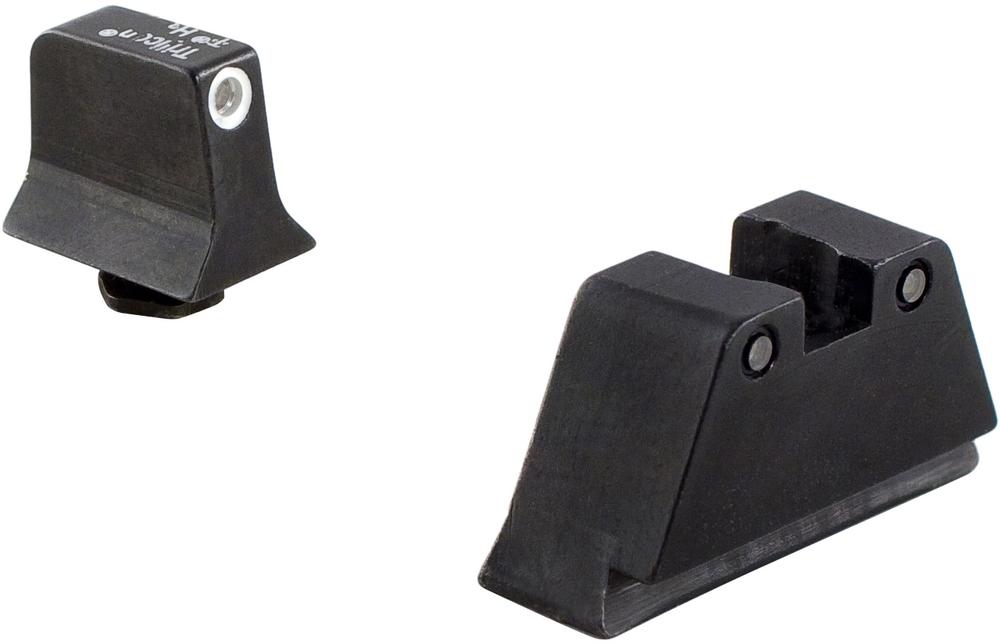 TrijiconInc. Trijicon Bright & Tough Night Sight Suppressor Night Sight Set for Glock - White Front/Black Rear…