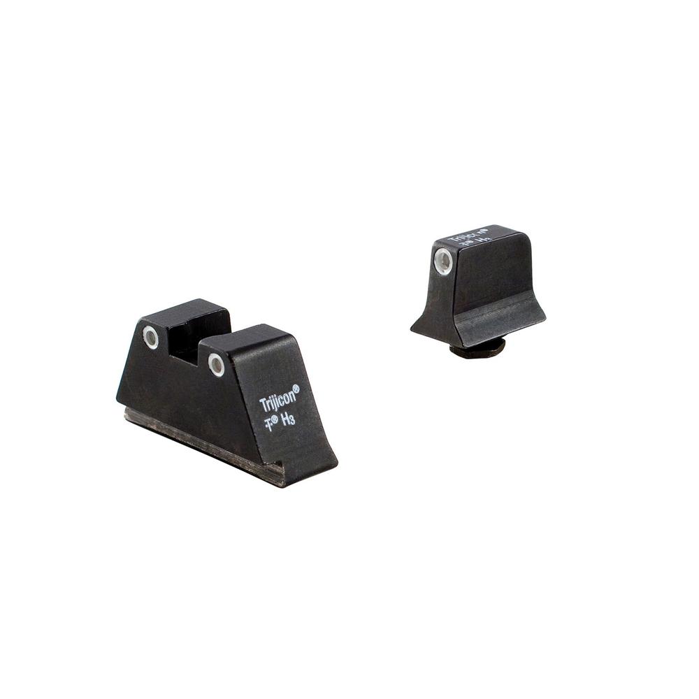 TrijiconInc. Trijicon Bright & Tough Suppressor Sight Set for Glock Large Frames Green with White Front and Rear 10mm