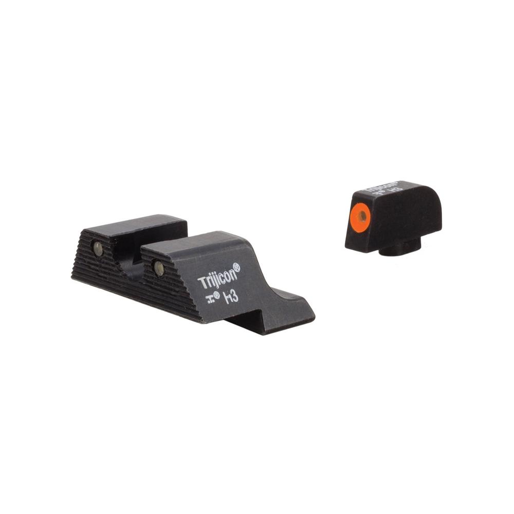 TrijiconInc. Trijicon HD XR Night Sights Set for Glock Large Frames Green with Orange Front and Black Rear 10mm