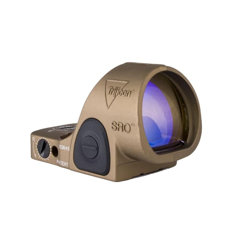 TrijiconInc. Trijicon SRO Sight Adjustable LED 2.5 MOA Green Dot Coyote Brown Anodized