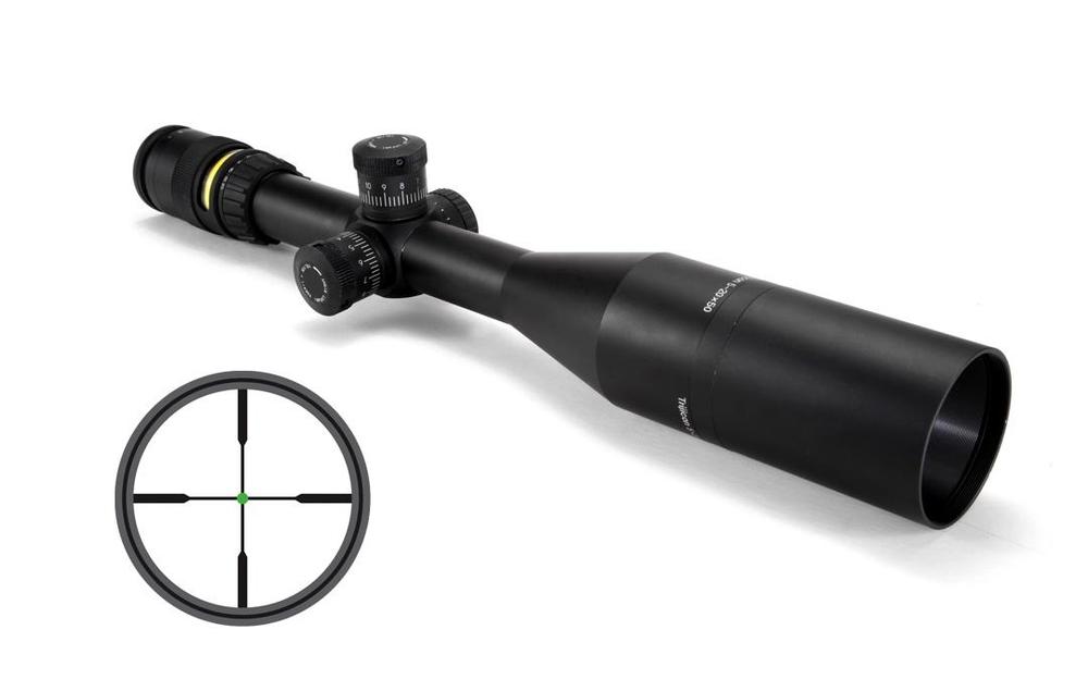 TrijiconInc. Trijicon AccuPoint Rifle Scope - 5-20x50mm Standard Duplex Crosshair w/Green Dot Reticle 19.1-5.1'…